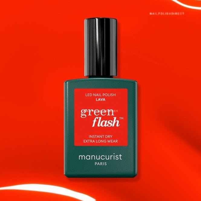 Manucurist Green Flash Hema & TPO Free Gel Polish - Lava 15ml (51696)