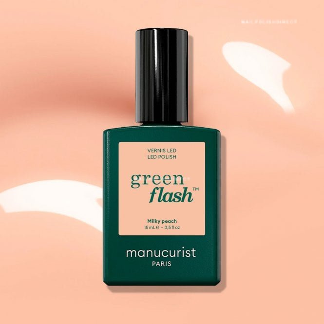 Manucurist Green Flash Hema & TPO Free Gel Polish - Milky Peach 15ml