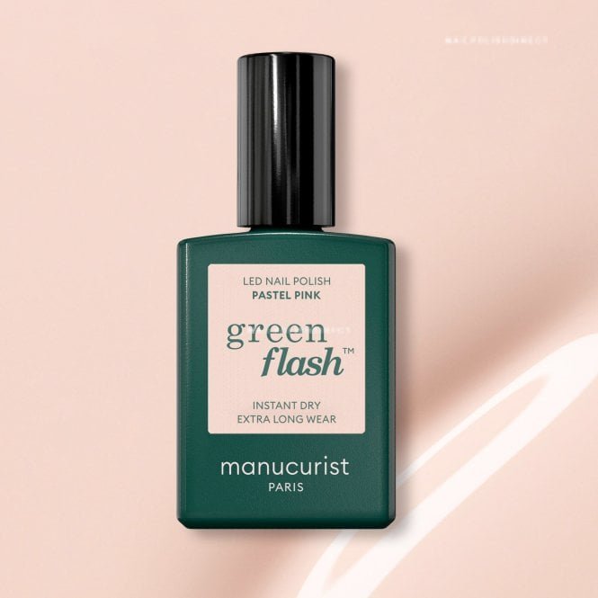 Manucurist Green Flash Hema & TPO Free Gel Polish - Pastel Pink 15ml (51446)