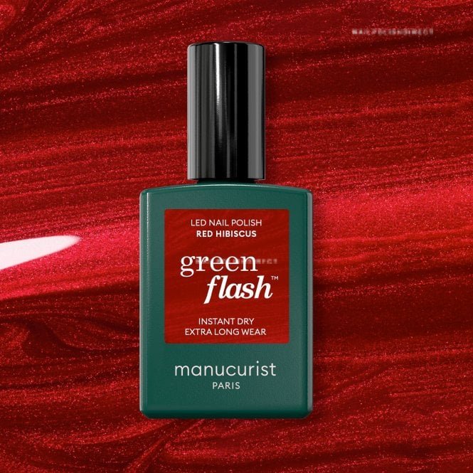 Manucurist Green Flash Hema & TPO Free Gel Polish - Red Hibiscus 15ml (51036)