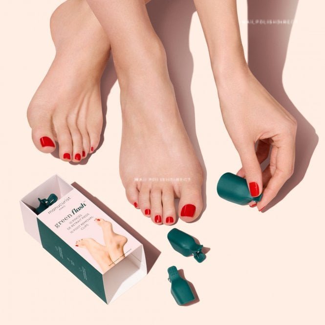 Manucurist Green Flash Pedicure Tool - 10 Foot Removal Clips (14301)