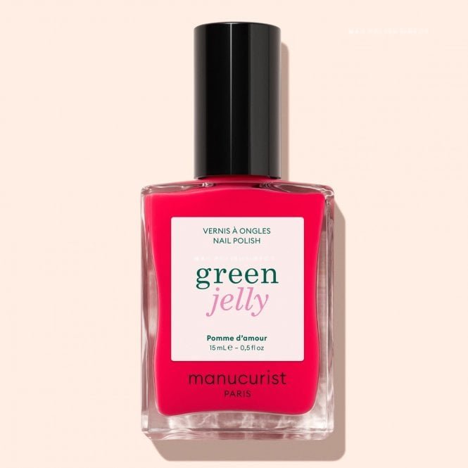 Manucurist Green Vegan-Friendly Jelly Nail Polish - Pomme d'Amour 15ml 