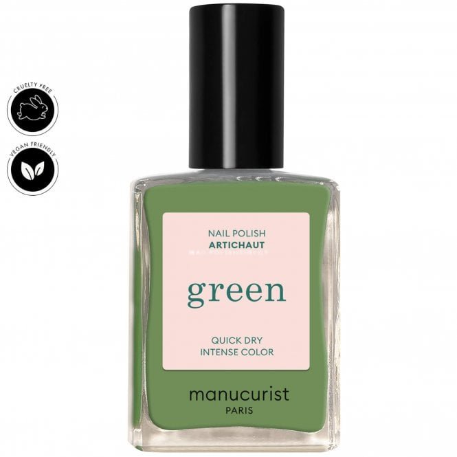 Manucurist Green Vegan-Friendly Nail Polish - Artichaut 15ml (33118)