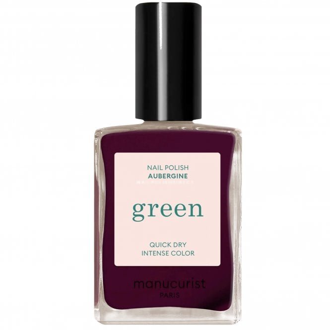 Manucurist Green Vegan-Friendly Nail Polish - Aubergine 15ml (32121)