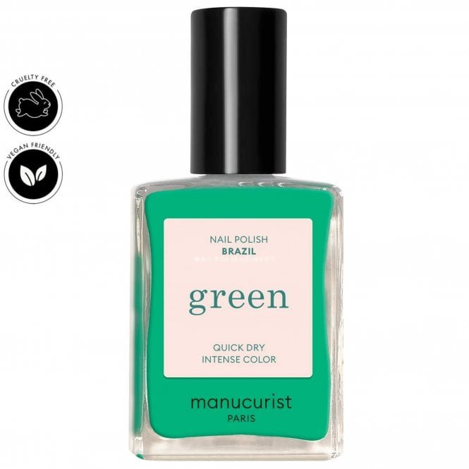 Manucurist Green Vegan-Friendly Nail Polish - Brazil 15ml (33247)