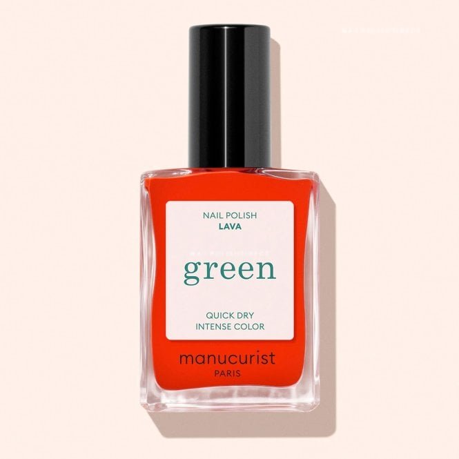 Manucurist Green Vegan-Friendly Nail Polish - Lava 15ml (33297)