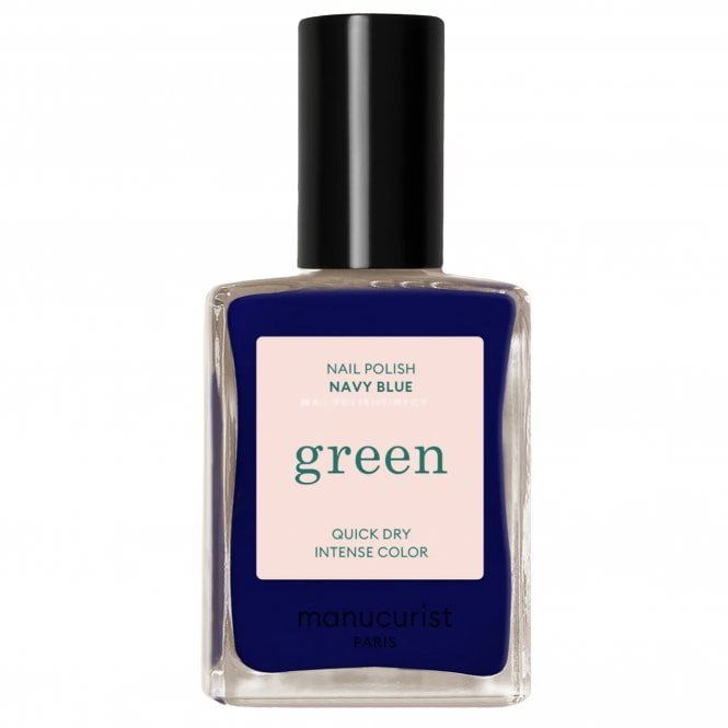 Manucurist Green Vegan-Friendly Nail Polish - Navy Blue 15ml (31071)