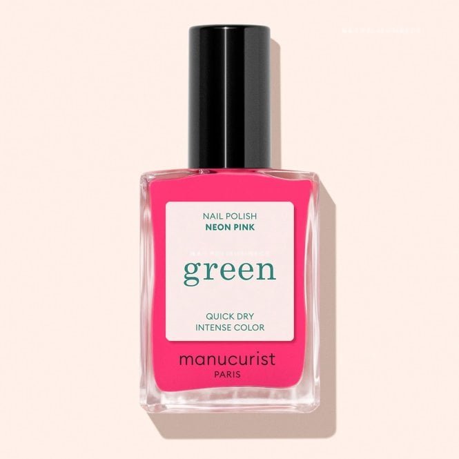 Manucurist Green Vegan-Friendly Nail Polish - Neon Pink 15ml (33296)