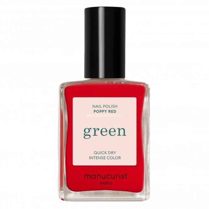Manucurist Green Vegan-Friendly Nail Polish - Poppy Red 15ml (31003)