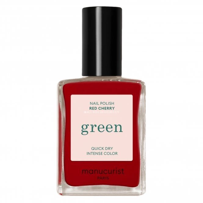 Manucurist Green Vegan-Friendly Nail Polish - Red Cherry 15ml (31005)