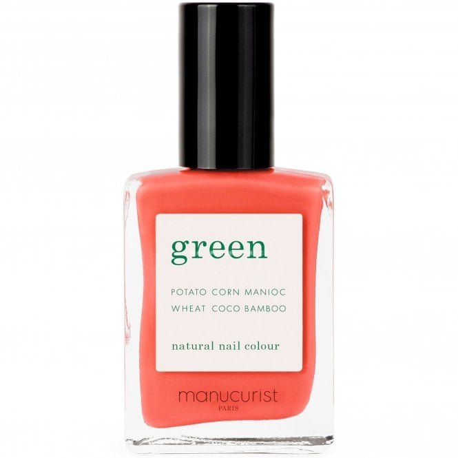Manucurist Green Vegan-Friendly Nail Polish - Red Coral 15ml (31002)