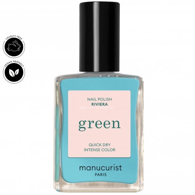 Manucurist Green Vegan-Friendly Nail Polish - Riviera 15ml (33112)