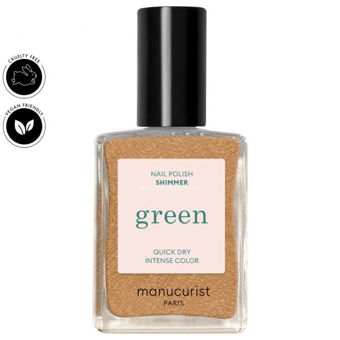 Manucurist Green Vegan-Friendly Nail Polish - Shimmer 15ml (33243)