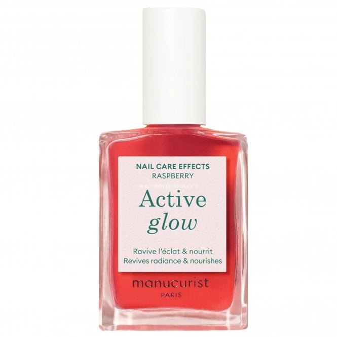 Manucurist All In One Nail Treatment -  Active Glow - Raspberry 15ml (22411)