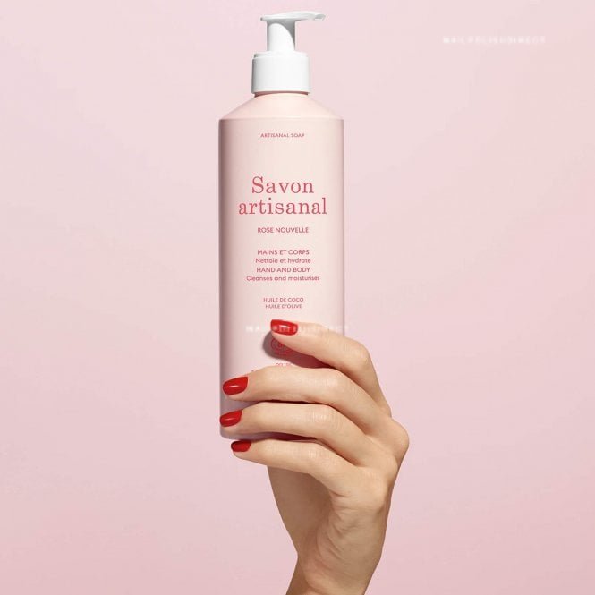 Manucurist Hand & Body Moisturising Artisan Soap - Rose Nouvelle 500ml (40008)