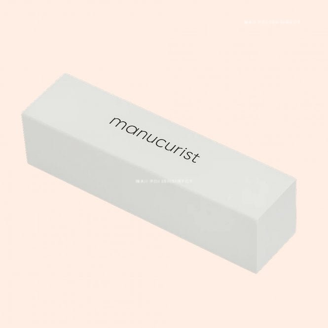 Manucurist Manicure Abrasive White Buffing Block for Natural Nails