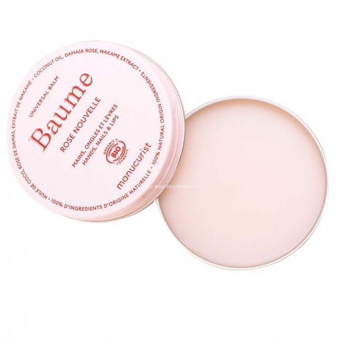 Manucurist Organic Moisturising Nails, Hands & Lips Balm - Rose Nouvelle 30g (40002)