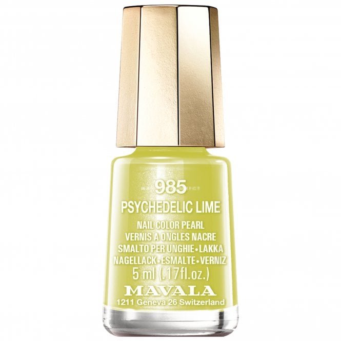 Mavala Breathable 5ml Nail Polish - Psychedelic Lime (985) 