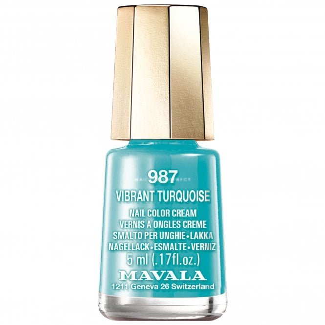 Mavala Breathable 5ml Nail Polish - Vibrant Turquoise (987)