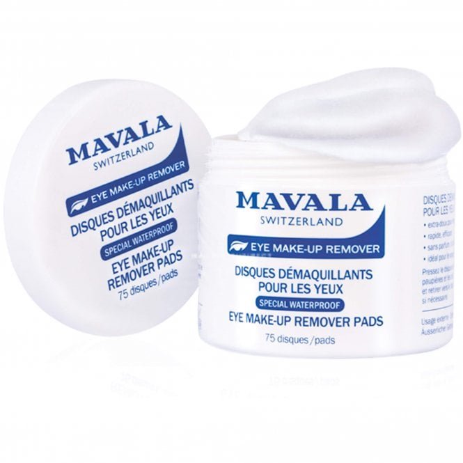 Mavala Eye Make-Up Remover Pads (Pack of 75)(93420)