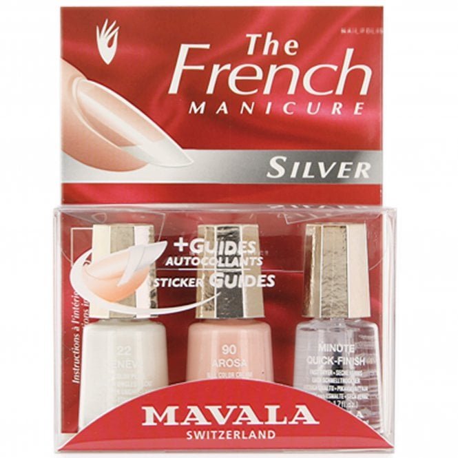 Mavala French Manicure Kit - Silver Breathable 3 x 5ml (70102)