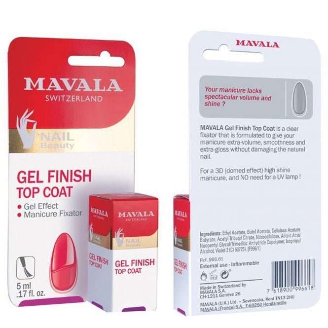 Mavala Top Coat 5ml - Gel Finish  (99661)