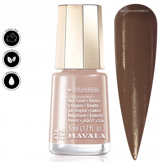 Mavala Terra Topia Autumn Collection Breathable 5ml Nail Polish - Fez (474)