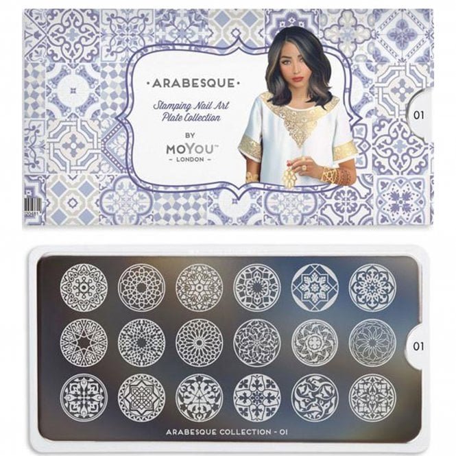 MoYou London Nail Art Image Plate - Arabesque (01)