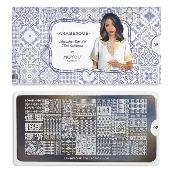 MoYou London Nail Art Image Plate - Arabesque 09 (691913)