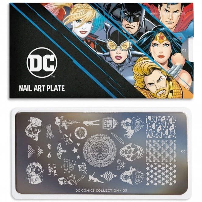 MoYou London Nail Art Image Plate - DC Comics 03