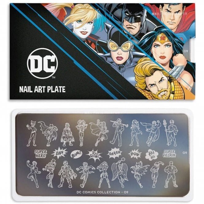 MoYou London Nail Art Image Plate - DC Comics 09