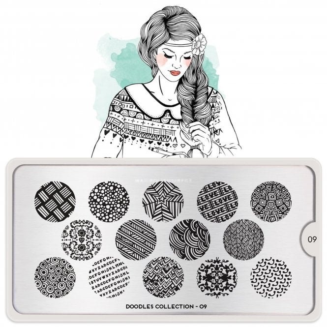 MoYou London Nail Art Image Plate - Doodles 09 (MPDOO09)