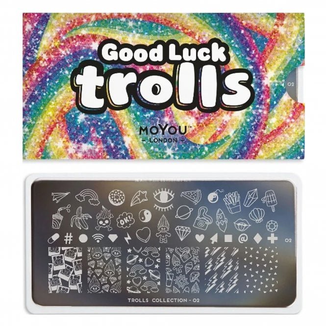 MoYou London Nail Art Image Plate - Good Luck Trolls 02 (634905)