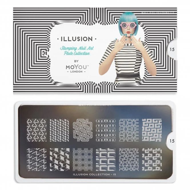 MoYou London Nail Art Image Plate - Illusion 15 (692335)