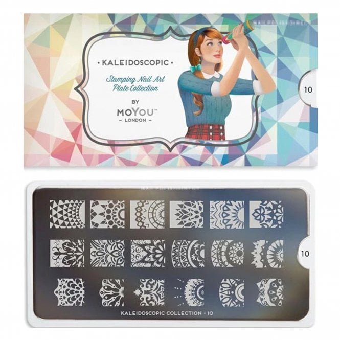 MoYou London Nail Art Image Plate - Kaleidoscopic 10 (692347)
