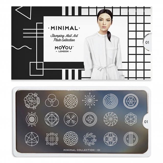 MoYou London Nail Art Image Plate - Minimal 01 (692411)