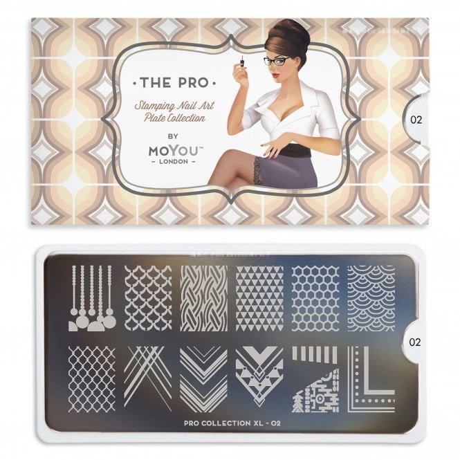 MoYou London Nail Art Image Plate - Pro XL 02 (692512)