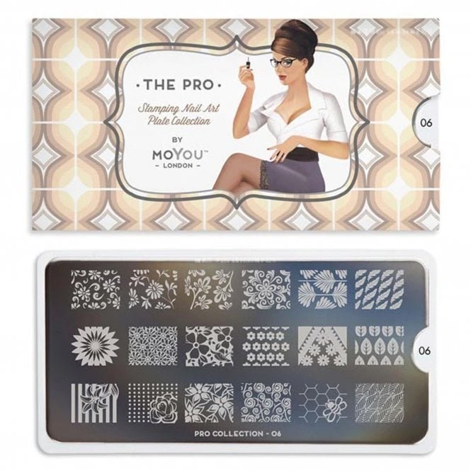 MoYou London Nail Art Image Plate - The Pro 06 (692486)