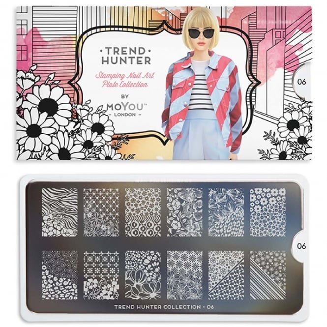 MoYou London Nail Art Image Plate - Trend Hunter 06 (MPTRE06)