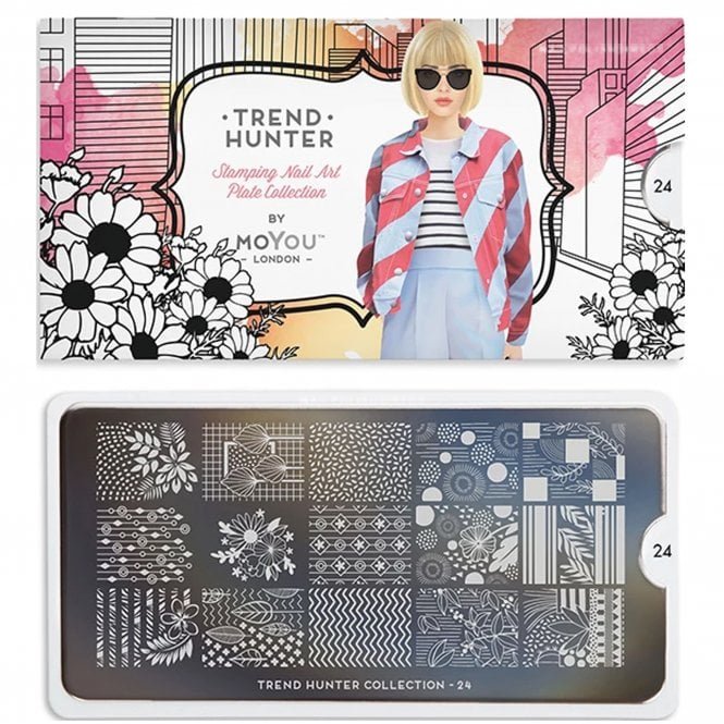 MoYou London Nail Art Image Plate - Trend Hunter 24 (MCTRE)