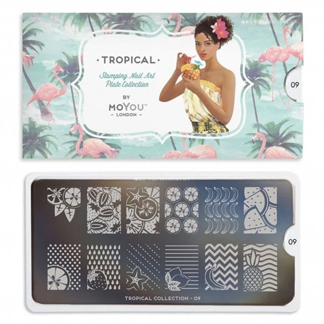 MoYou London Nail Art Image Plate - Tropical 09 (692725)