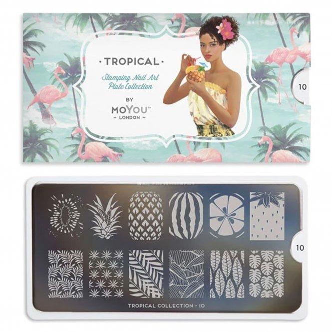 MoYou London Nail Art Image Plate - Tropical 10 (692726)
