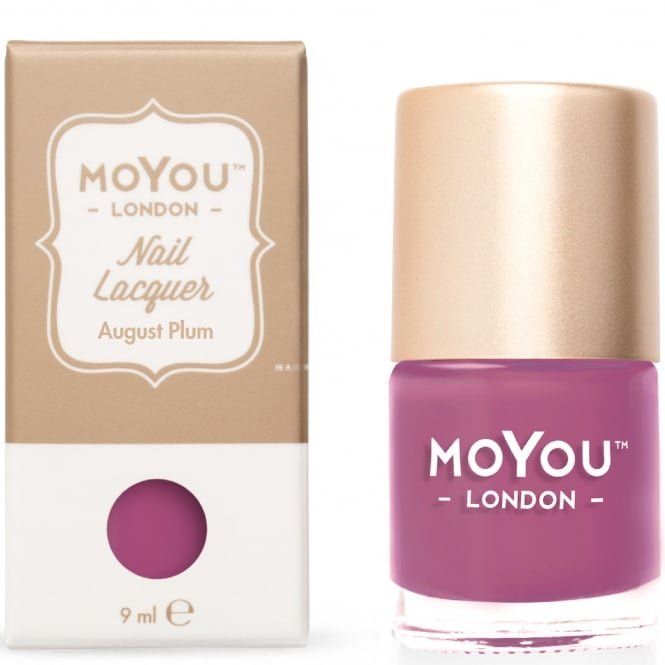 MoYou London Stamping Nail Lacquer - August Plum 9ml (MN067)