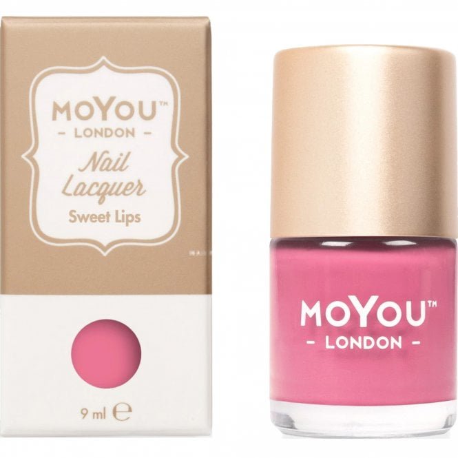 MoYou London Stamping Nail Lacquer - Sweet Lips 9ml (MNB011)