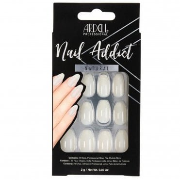Nail Addict Natural False Nails - Ballerina (28 Nails) (61552)