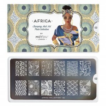 Nail Art Image Plate - Africa 02 (691859)