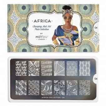 Nail Art Image Plate - Africa 04 (691861)