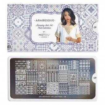 Nail Art Image Plate - Arabesque 09 (691913)