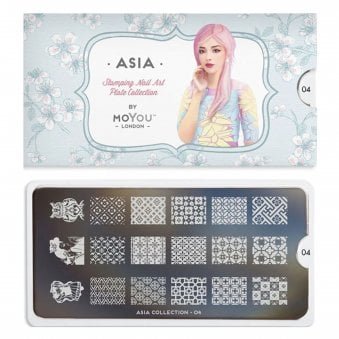 Nail Art Image Plate - Asia 04 (49677)