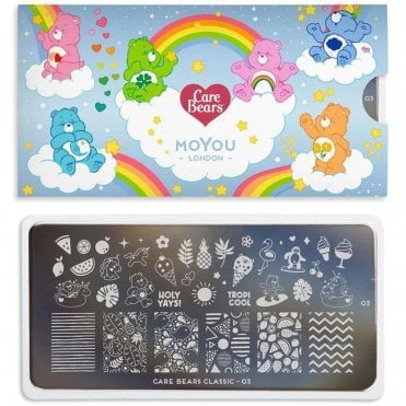 Nail Art Image Plate - Care Bears Classic 03
